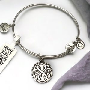 Alex and Ani Bracelet Path of Life ll Expandable Charm Bangle Silver Adjustable